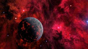 Black Planet Red Universe universe wallpaper