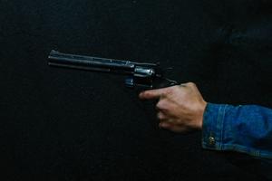 Black Revolver Gun gun wallpaper