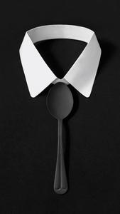 Black Suit With Spoon iPhone Dark iphone dark wallpaper