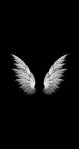 Black Wings Cell Phone Image black wallpaper