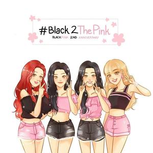 Blackpink Cute Digital Fan Art blackpink cute wallpaper