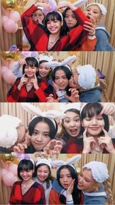 Blackpink Cute Group Photo VLIVE blackpink cute wallpaper