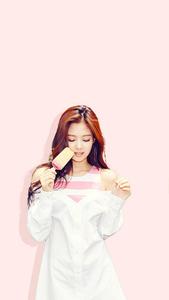 Blackpink Cute Jennie Eating Ice Cream blackpink cute wallpaper