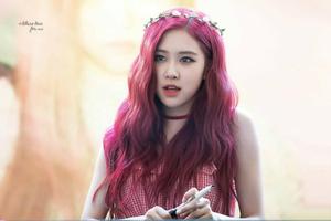 Blackpink Cute Rose Wearing Flower Wreath blackpink cute wallpaper