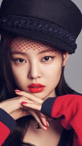 BlackPink Jennie Wearing Red Lipstick blackpink wallpaper