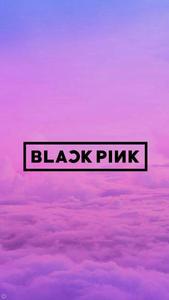 Blackpink Logo Clouds Aesthetic blackpink logo wallpaper