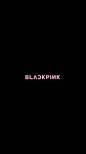 Blackpink Logo In Minimalist blackpink logo wallpaper