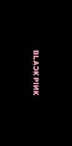Blackpink Logo In Vertical Minimalist blackpink logo wallpaper