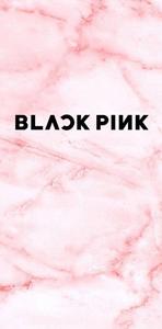 Blackpink Logo Over Pink Marble Background blackpink logo wallpaper