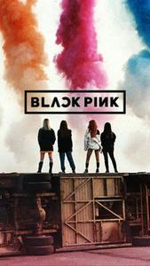 Blackpink Logo Playing With Fire blackpink logo wallpaper