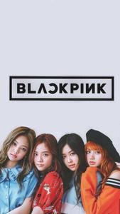 Blackpink members LISA, JENNIE, ROSÉ, and JISOO strike a pose with their awesome logo! blackpink wallpaper