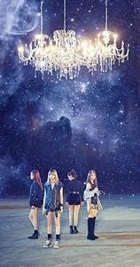 Blackpink's Whistle and Chandelier Shine in the Galaxy blackpink wallpaper