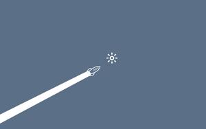 Blast Off in Style minimalist wallpaper