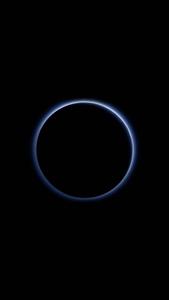 Blast off into a solar eclipse with this Amoled Blue wall paper! amoled wallpaper