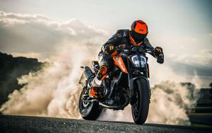 Blazing Orange Motorcycle motorcycle wallpaper