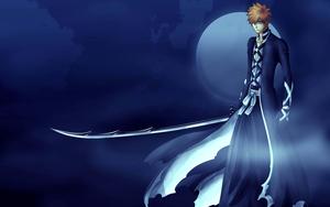 Bleach Ichigo Moon Sword Picture bleach wallpaper