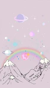 Blooming happiness in a bed of pastel pastel aesthetic wallpaper