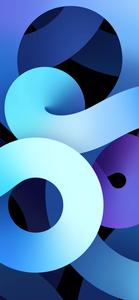 Blue And Purple Loop Ios 16 ios 16 wallpaper