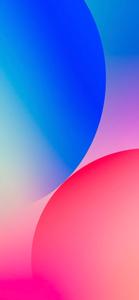 Blue And Red Bubbles Ios 16 ios 16 wallpaper