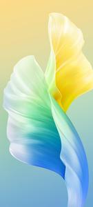 Blue And Yellow Vivo Y20 Abstract vivo y20 wallpaper