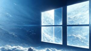 Blue Cloudy Sky Windows 10 Background windows wallpaper
