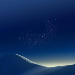 Blue Desert Galaxy Samsung samsung wallpaper