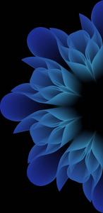 Blue Flower Mobile Digital Art flower mobile wallpaper