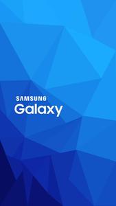 Blue Geometric Design Of Samsung Full HD samsung full hd wallpaper