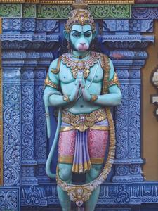 Blue Lord Hanuman 3D lord hanuman 3d wallpaper