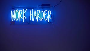 Blue Neon 4k Ultra HD Motivational Quote 4k ultra hd motivational wallpaper