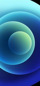 Blue Orbs iPhone 12 iphone 12 wallpaper