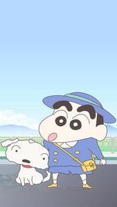 Blue Outfit Shinchan Aesthetic shinchan aesthetic wallpaper