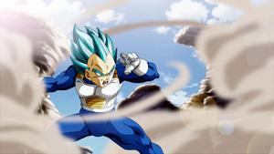 Blue Vegeta In Battle Picture vegeta wallpaper