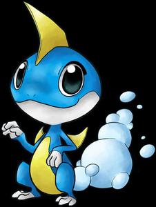 Blue Water Pokemon With Bubbles pokemon wallpaper