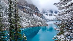 Blue Winter River winter wallpaper