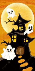 Boo! Who'd you expect?! cute ghost wallpaper