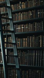 Books And Ladder iPhone Dark iphone dark wallpaper