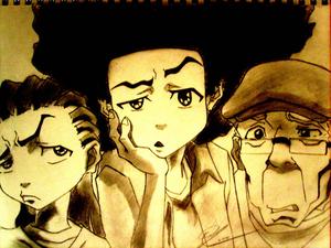 Boondocks Freeman Family Art boondocks wallpaper