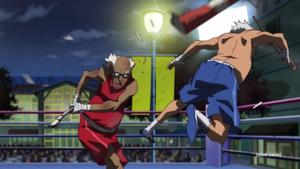 Boondocks Stinkmeaner Fight boondocks wallpaper