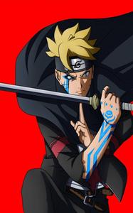 Boruto Red Background Naruto Phone naruto phone wallpaper
