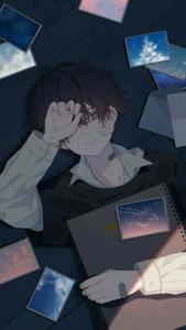 Boy Lying Down Dark Aesthetic Anime Pfp dark aesthetic anime pfp wallpaper