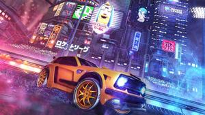Break through the barrier in Rocket League rocket league wallpaper