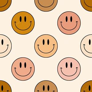 Bright and Cheerful Preppy Smiley Face Wall Background preppy smiley face wallpaper