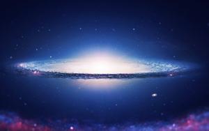 Bright Circular Galaxy Universe universe wallpaper