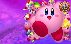 Bright neon colors brighten up the Kirby Background kirby wallpaper