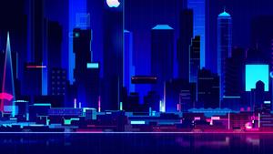 Bright, vibrant colors of the 4k sunset Wallpaper