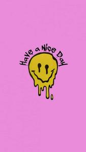 Brighten up your space with this cheerful Preppy Smiley Face wallpaper! preppy smiley face wallpaper