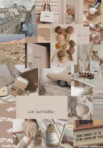 Brightly colored collage of beautiful scenic photographs. aesthetic collage wallpaper