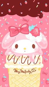 Bring joy to your day with My Melody my melody wallpaper