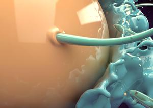 "Bringing Colorful life to your home with 3d Blue Abstract Art" Wallpaper